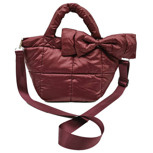 Padded Bow Tote Bag